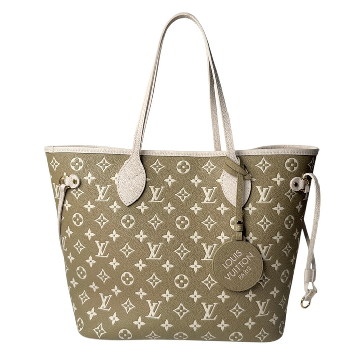美品 ルイ ヴィトン LOUIS VUITTON モノグラム アンプラント ネヴァーフル MM ポーチ付 M46102 IC 肩がけ レディース