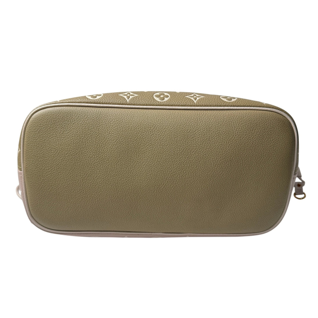 美品 ルイ ヴィトン LOUIS VUITTON モノグラム アンプラント ネヴァーフル MM ポーチ付 M46102 IC 肩がけ レディース