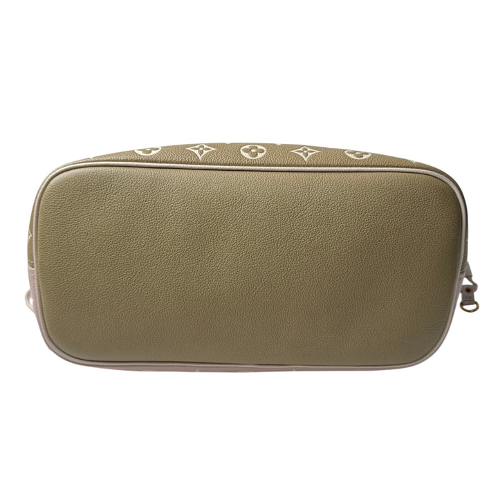 美品 ルイ ヴィトン LOUIS VUITTON モノグラム アンプラント ネヴァーフル MM ポーチ付 M46102 IC 肩がけ レディース
