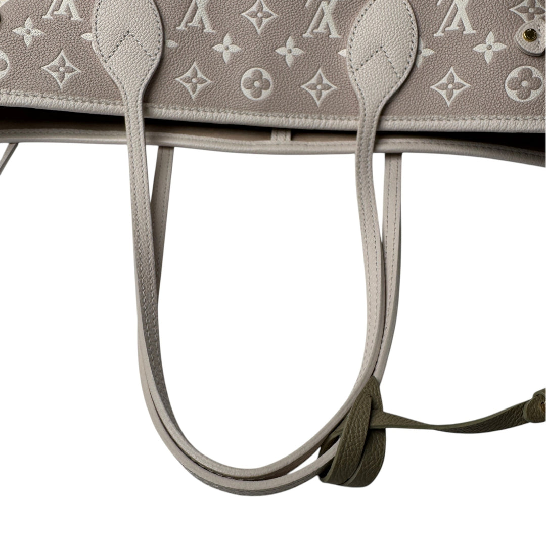 美品 ルイ ヴィトン LOUIS VUITTON モノグラム アンプラント ネヴァーフル MM ポーチ付 M46102 IC 肩がけ レディース