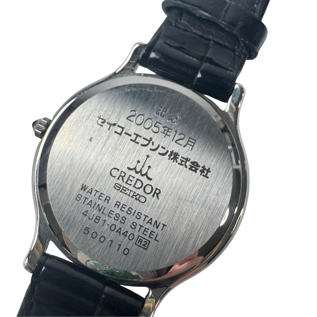 美品 セイコー SEIKO 腕時計 クレドール 4J81-0A40 クォーツ 新品電池 レディース
