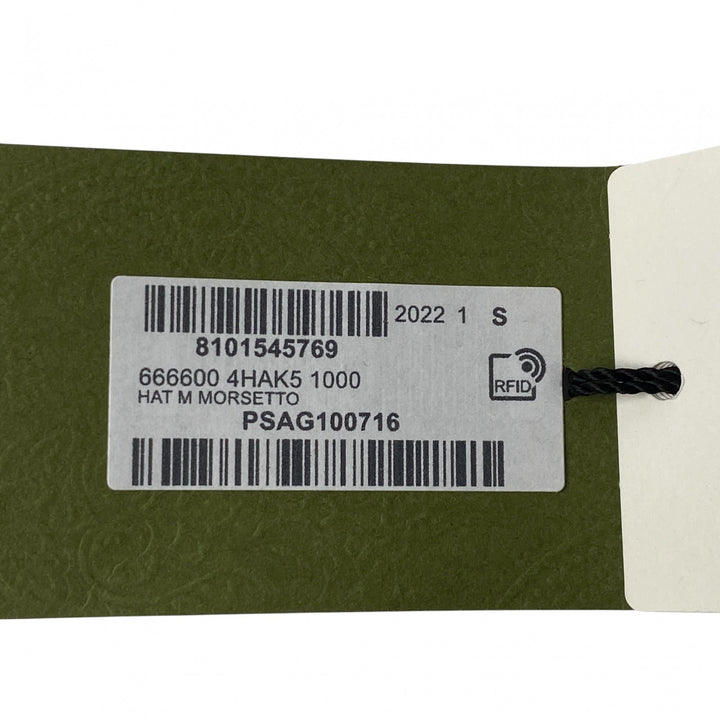 新品 タグ付き グッチ GUCCI レディース バケットハット ブラック レザー S