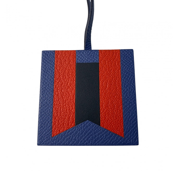 未使用 エルメス HERMES レディース レトル オ カレ イニシャル M バッグチャーム