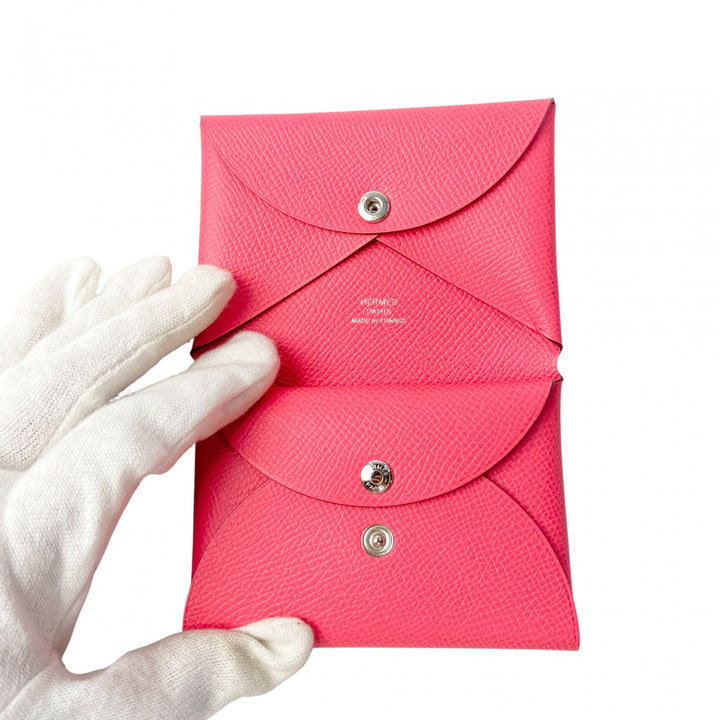 未使用 エルメス HERMES レディース ガルヴィデュオ カードケース B刻印 エプソン