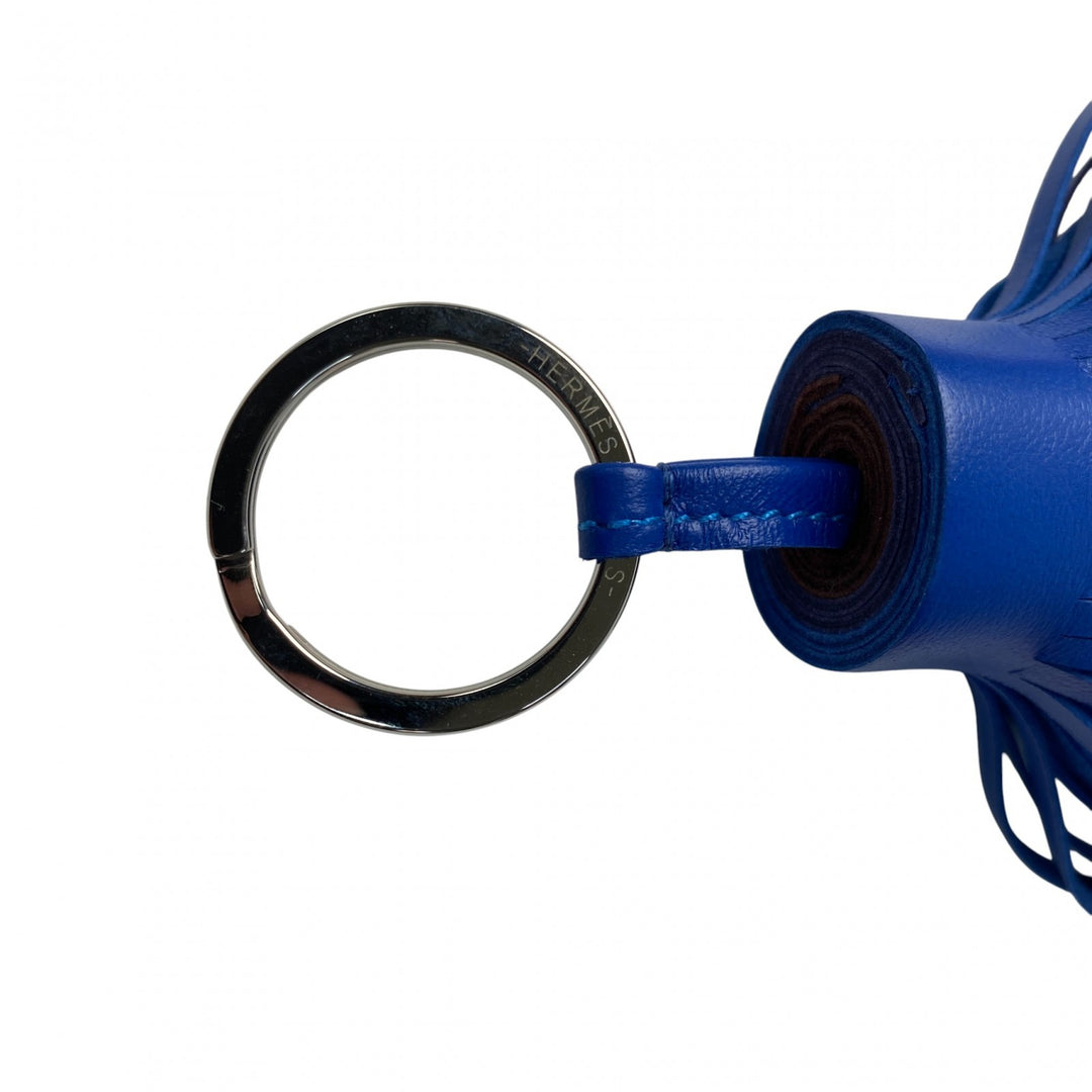 未使用 エルメス HERMES レディース カルメン キーリング ラムスキン U刻印