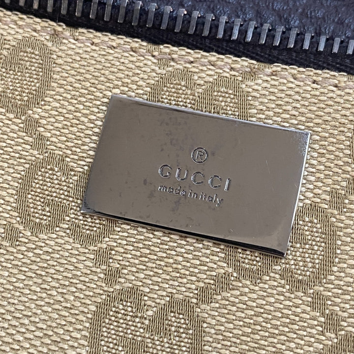 美品 グッチ GUCCI メンズ ボディバッグ ウエストポーチ GGキャンバス
