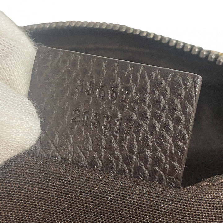 美品 グッチ GUCCI メンズ ボディバッグ ウエストポーチ GGキャンバス