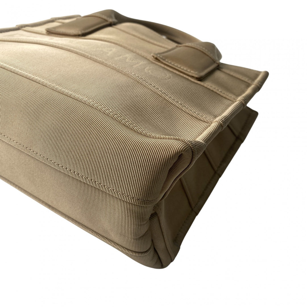 美品 フェラガモ Ferragamo レディース ロゴ ファブリック トートバッグ キャンバス