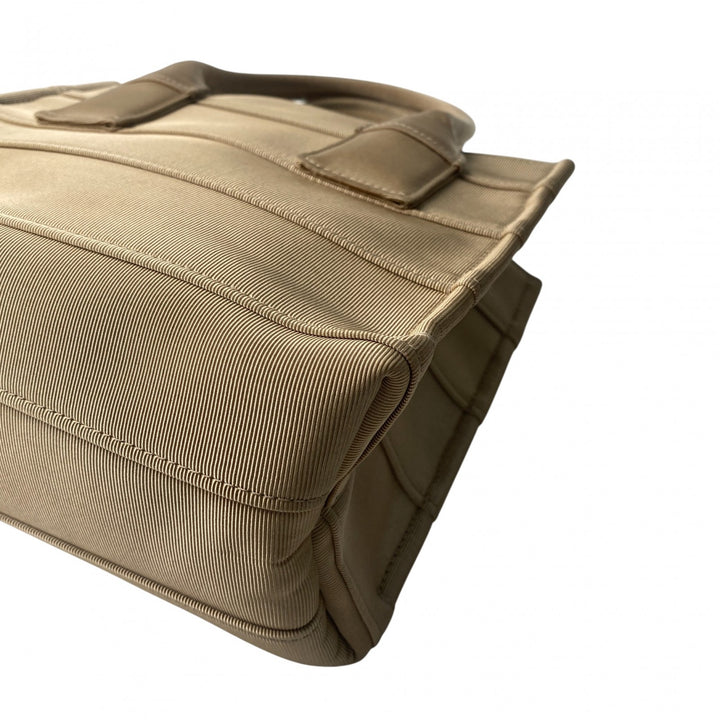 美品 フェラガモ Ferragamo レディース ロゴ ファブリック トートバッグ キャンバス