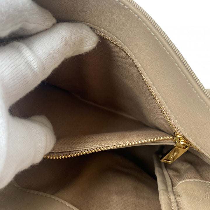 美品 フェラガモ Ferragamo レディース ロゴ ファブリック トートバッグ キャンバス