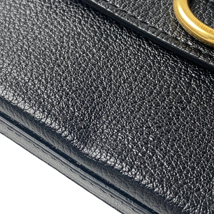 バーバリー Burberry レディース ショルダーバッグ ブラック レザー 斜めがけ クロスボディ