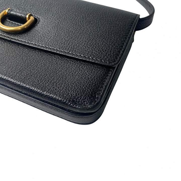 バーバリー Burberry レディース ショルダーバッグ ブラック レザー 斜めがけ クロスボディ