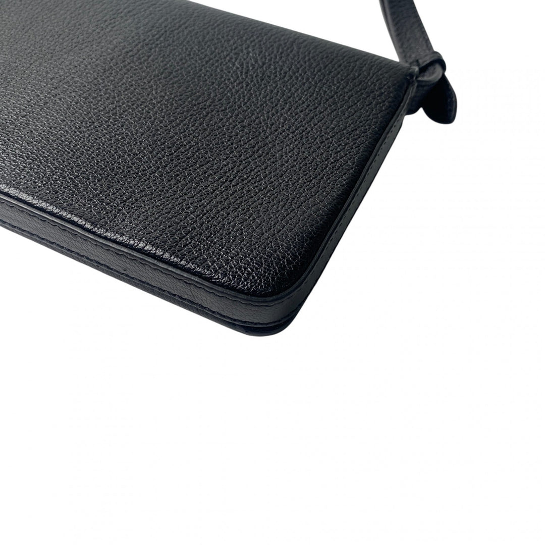 バーバリー Burberry レディース ショルダーバッグ ブラック レザー 斜めがけ クロスボディ