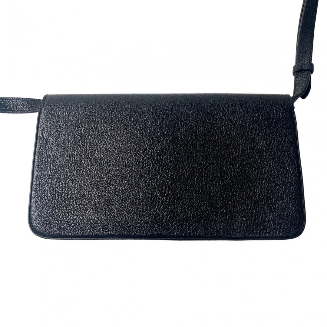 バーバリー Burberry レディース ショルダーバッグ ブラック レザー 斜めがけ クロスボディ