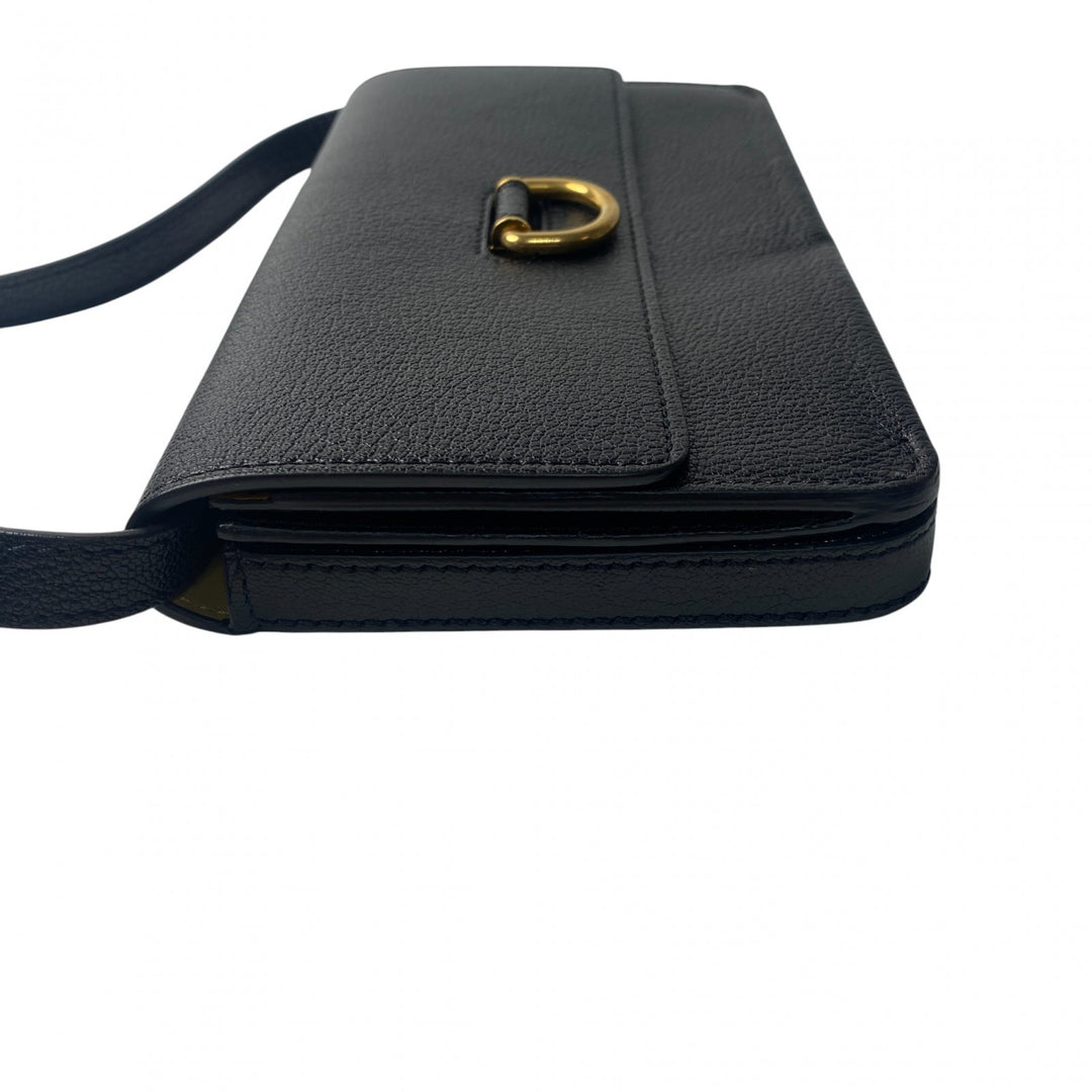 バーバリー Burberry レディース ショルダーバッグ ブラック レザー 斜めがけ クロスボディ