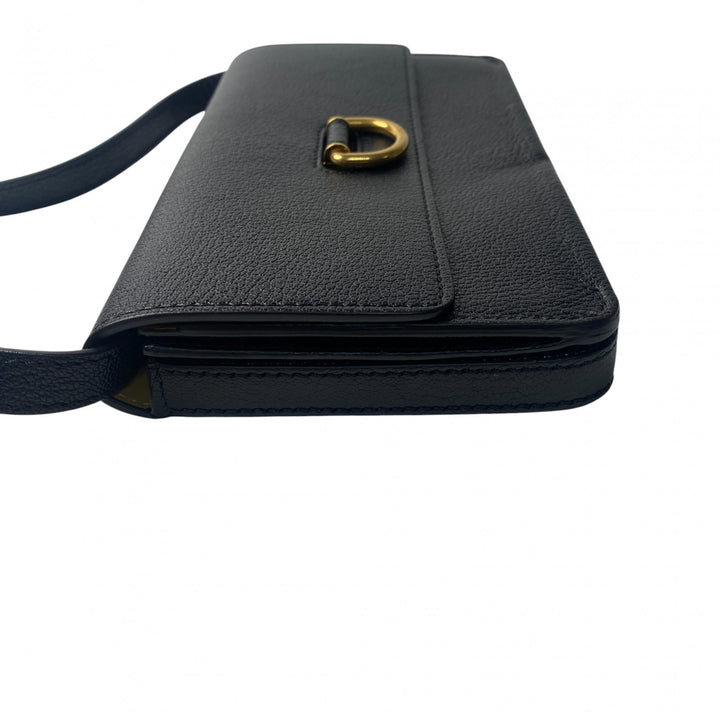 バーバリー Burberry レディース ショルダーバッグ ブラック レザー 斜めがけ クロスボディ