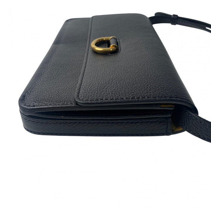 バーバリー Burberry レディース ショルダーバッグ ブラック レザー 斜めがけ クロスボディ