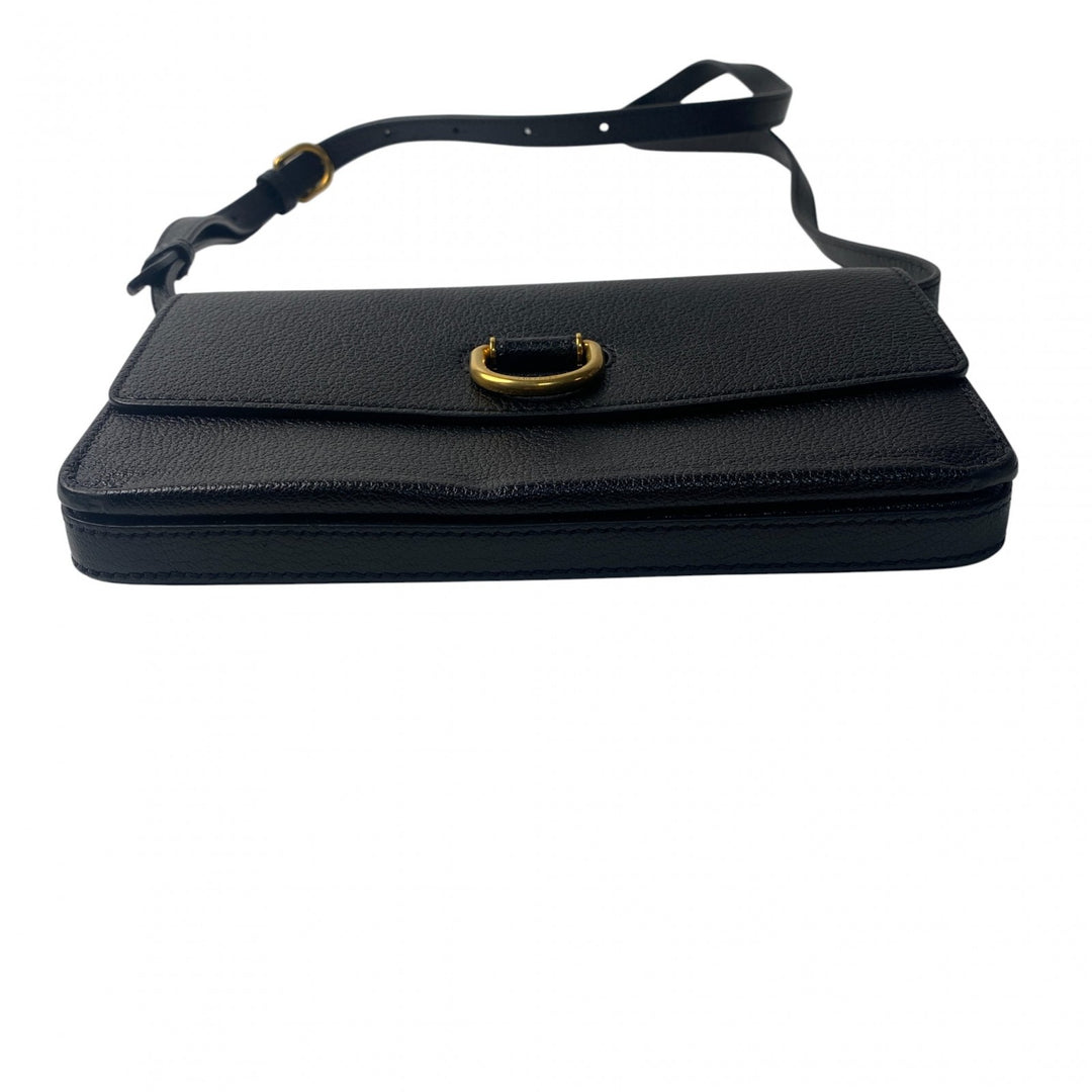 バーバリー Burberry レディース ショルダーバッグ ブラック レザー 斜めがけ クロスボディ