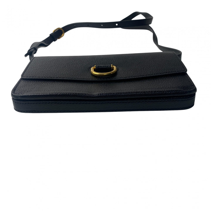 バーバリー Burberry レディース ショルダーバッグ ブラック レザー 斜めがけ クロスボディ