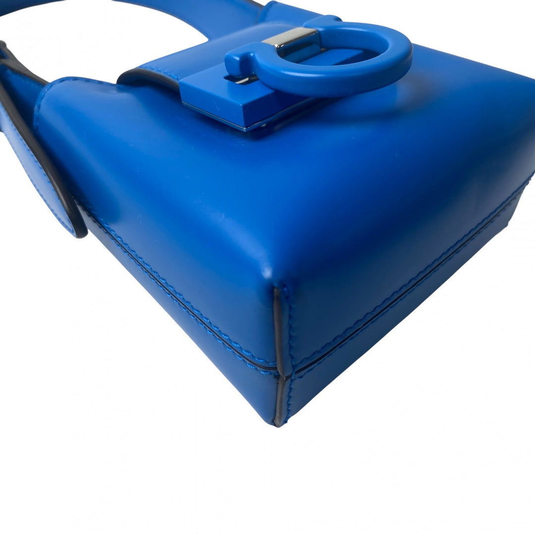 未使用 フェラガモ Ferragamo レディース ミニハンドバッグ ガンチーニ