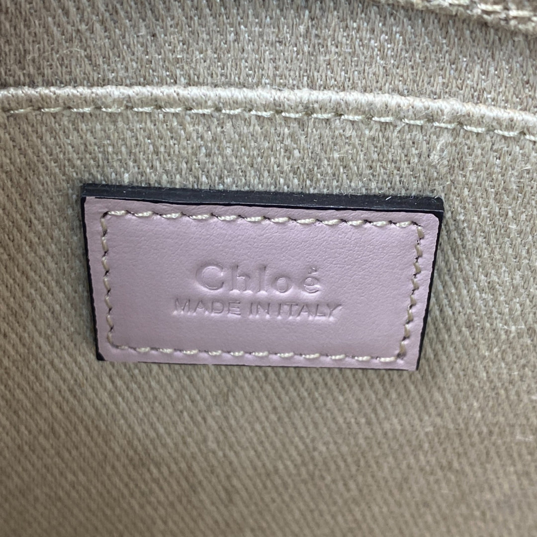 未使用 クロエ Chloe レディース ウッディ 2wayミニ トートバッグ ショルダーバッグ 斜めがけ クロスボディ