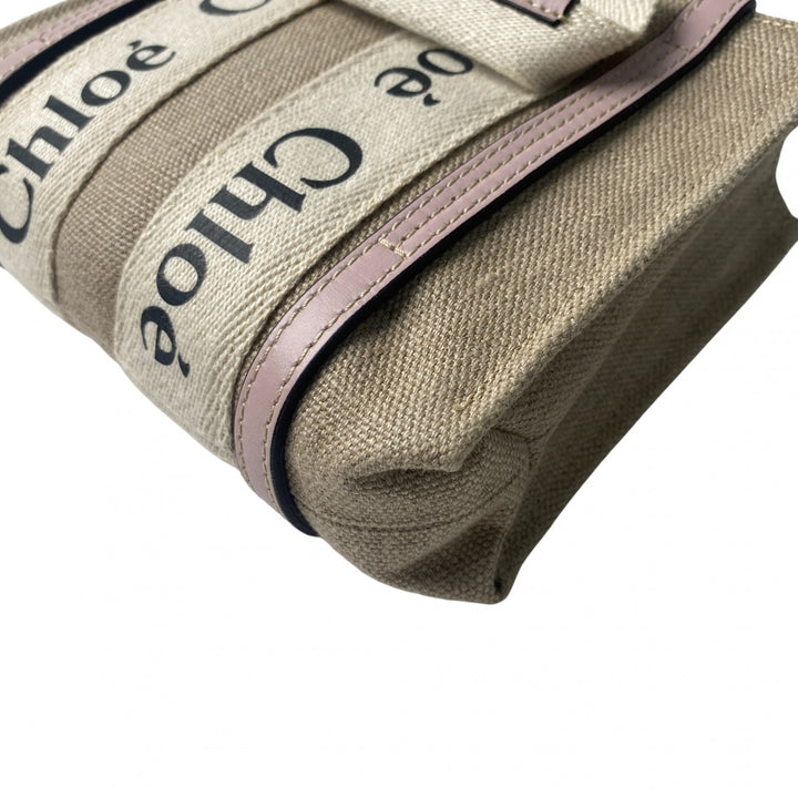 未使用 クロエ Chloe レディース ウッディ 2wayミニ トートバッグ ショルダーバッグ 斜めがけ クロスボディ