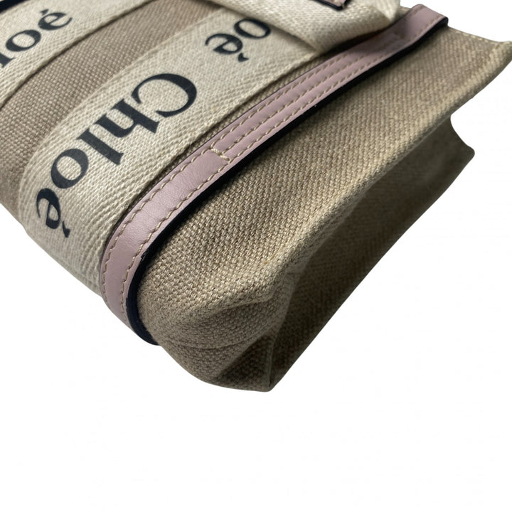 未使用 クロエ Chloe レディース ウッディ 2wayミニ トートバッグ ショルダーバッグ 斜めがけ クロスボディ