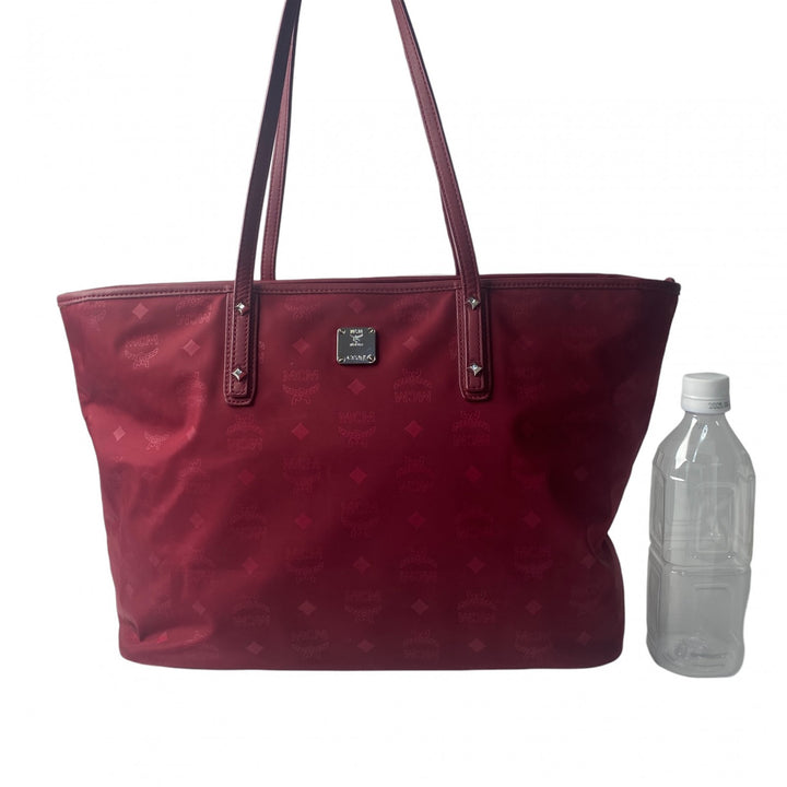 美品 エムシーエム MCM レディース ナイロン トートバッグ