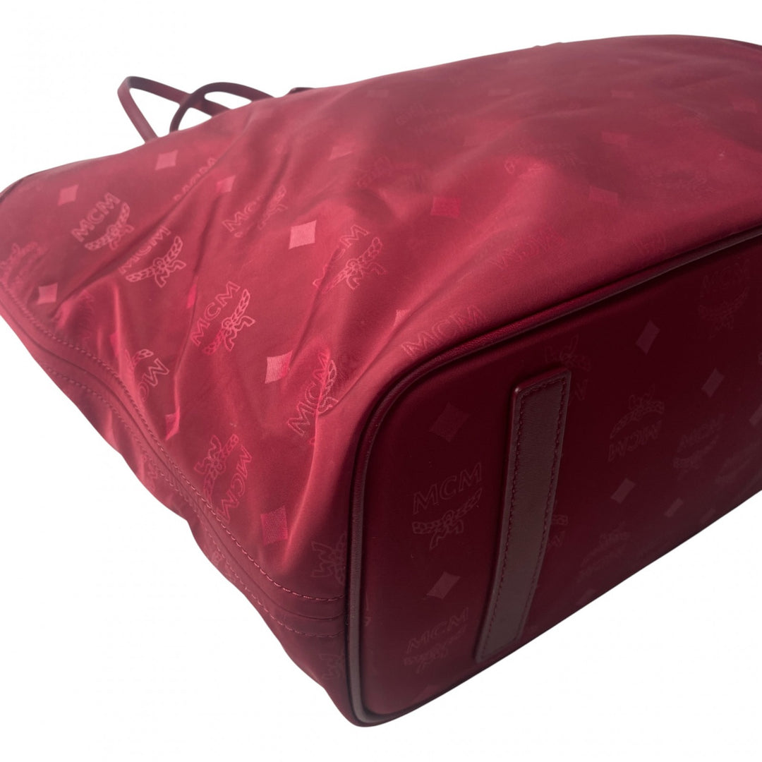 美品 エムシーエム MCM レディース ナイロン トートバッグ