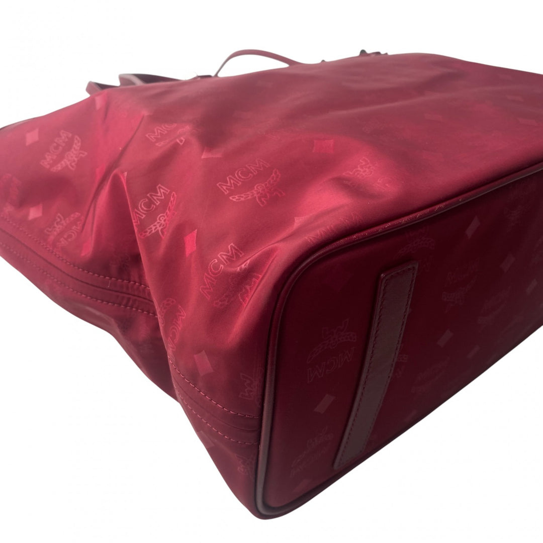 美品 エムシーエム MCM レディース ナイロン トートバッグ