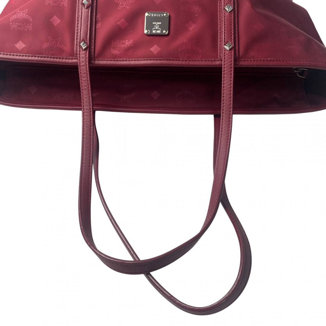 美品 エムシーエム MCM レディース ナイロン トートバッグ