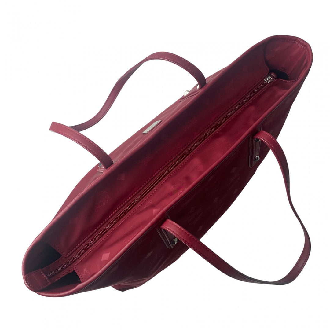 美品 エムシーエム MCM レディース ナイロン トートバッグ