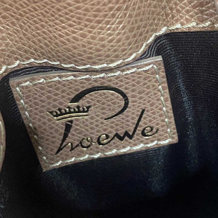 美品 ロエベ LOEWE レディース ミニ ショルダーバッグ ポシェット ビンテージ 斜めがけ クロスボディ