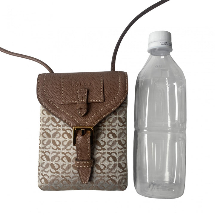 美品 ロエベ LOEWE レディース ミニ ショルダーバッグ ポシェット ビンテージ 斜めがけ クロスボディ