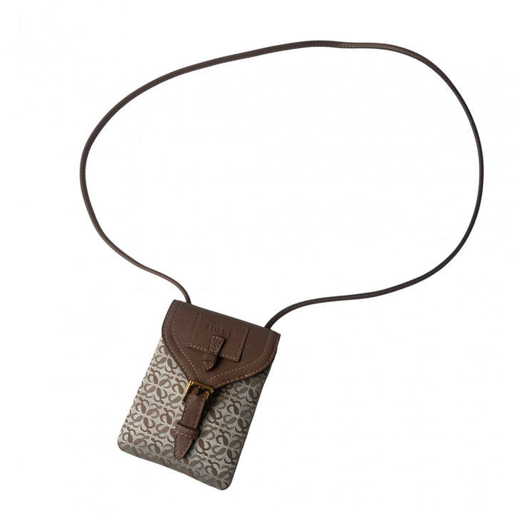 美品 ロエベ LOEWE レディース ミニ ショルダーバッグ ポシェット ビンテージ 斜めがけ クロスボディ