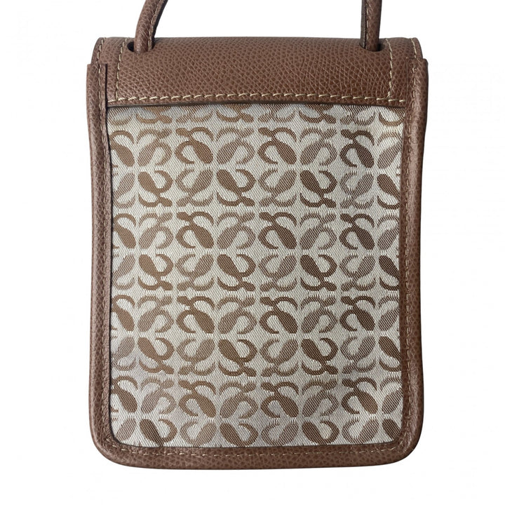 美品 ロエベ LOEWE レディース ミニ ショルダーバッグ ポシェット ビンテージ 斜めがけ クロスボディ