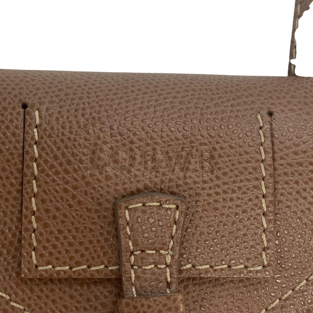 美品 ロエベ LOEWE レディース ミニ ショルダーバッグ ポシェット ビンテージ 斜めがけ クロスボディ