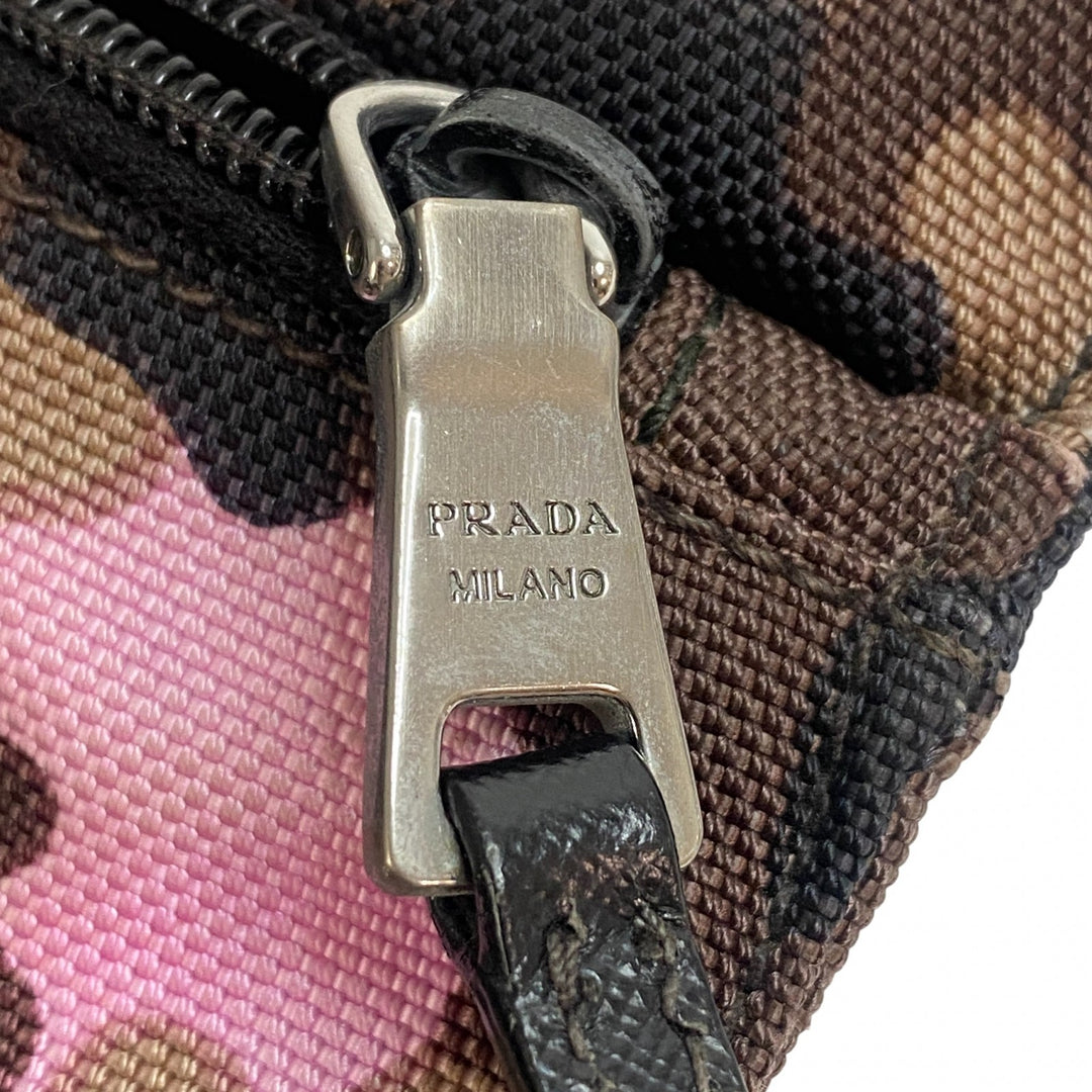プラダ PRADA レディース 迷彩 ショルダーバッグ ポシェット 三角ロゴプレート 斜めがけ クロスボディ