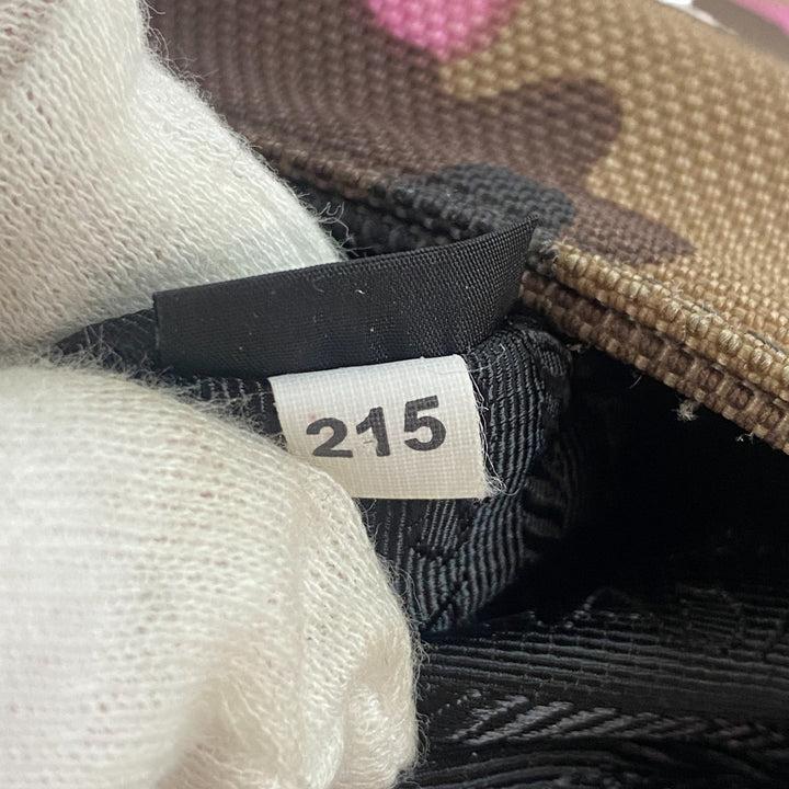 プラダ PRADA レディース 迷彩 ショルダーバッグ ポシェット 三角ロゴプレート 斜めがけ クロスボディ