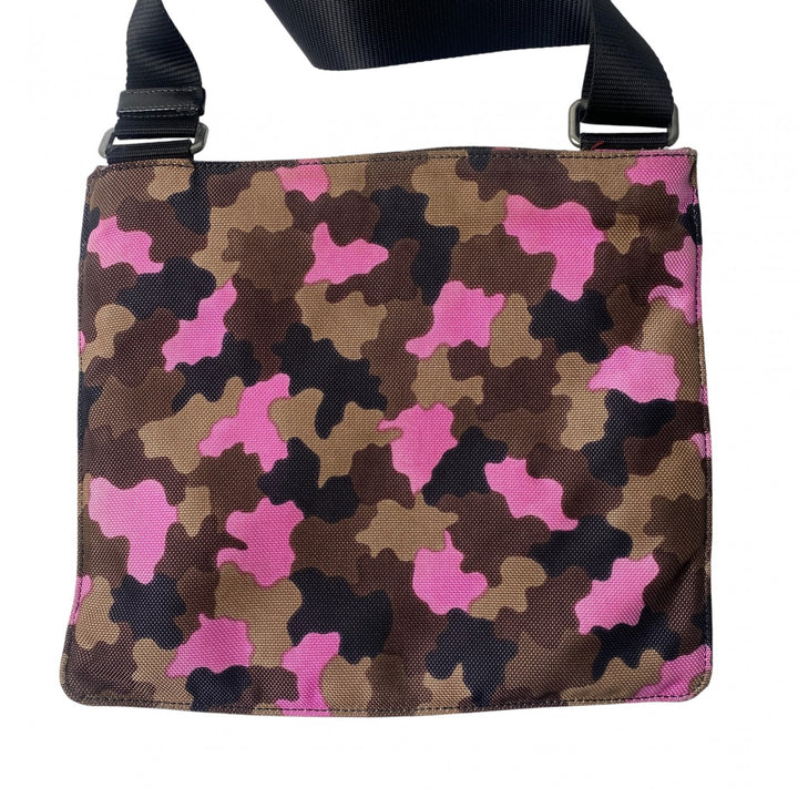 プラダ PRADA レディース 迷彩 ショルダーバッグ ポシェット 三角ロゴプレート 斜めがけ クロスボディ