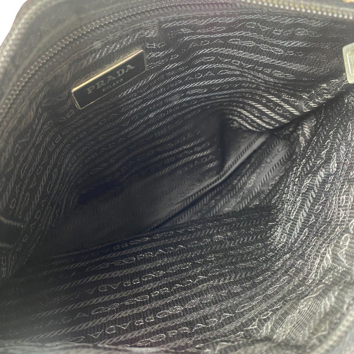 プラダ PRADA レディース 迷彩 ショルダーバッグ ポシェット 三角ロゴプレート 斜めがけ クロスボディ