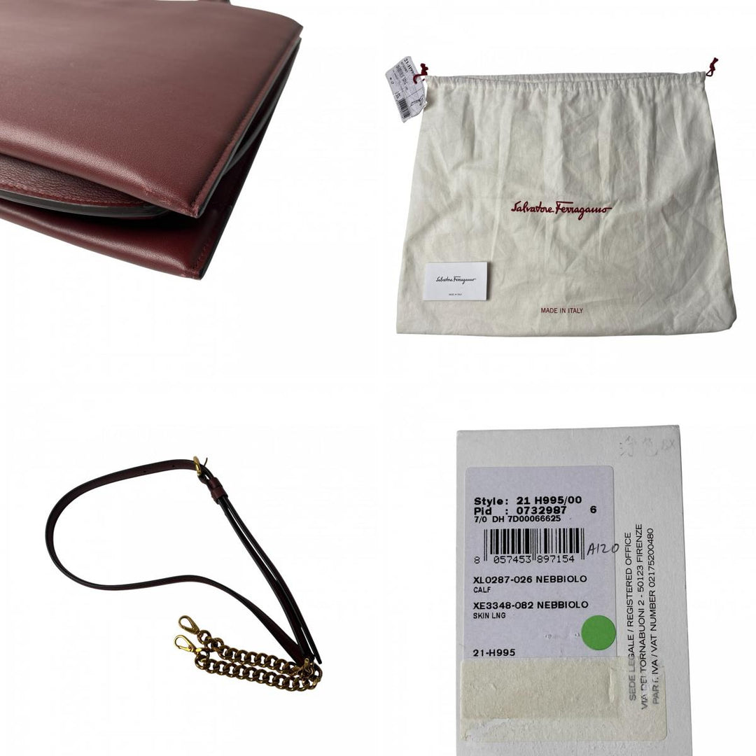 フェラガモ Ferragamo レディース ガンチーニ 2way ショルダーバッグ トートバッグ 斜めがけ クロスボディ