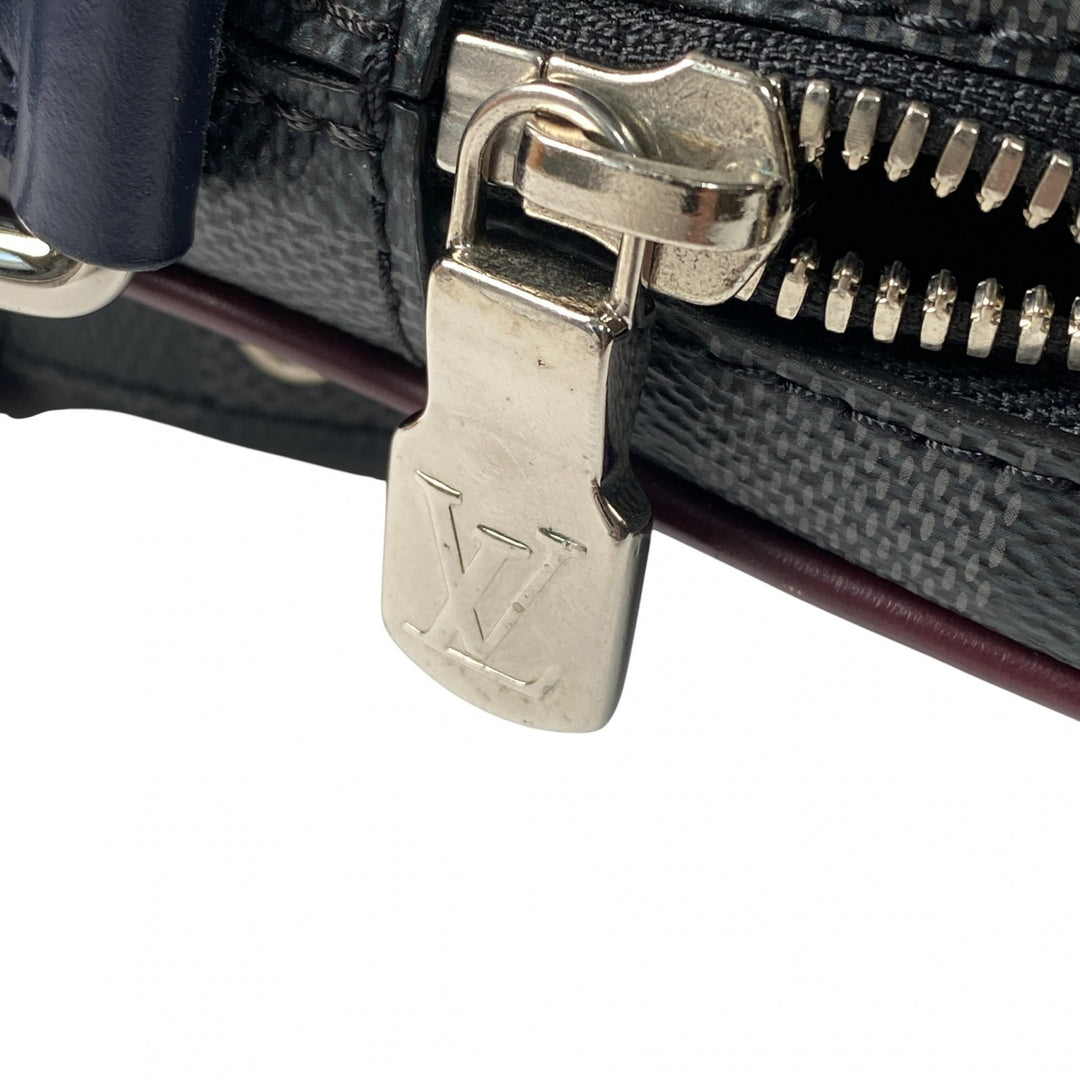 美品 ルイ ヴィトン LOUIS VUITTON メンズ エピ ダミエ ダヌーブ ショルダーバッグ ポシェット M55100 FO2109 斜めがけ クロスボディ