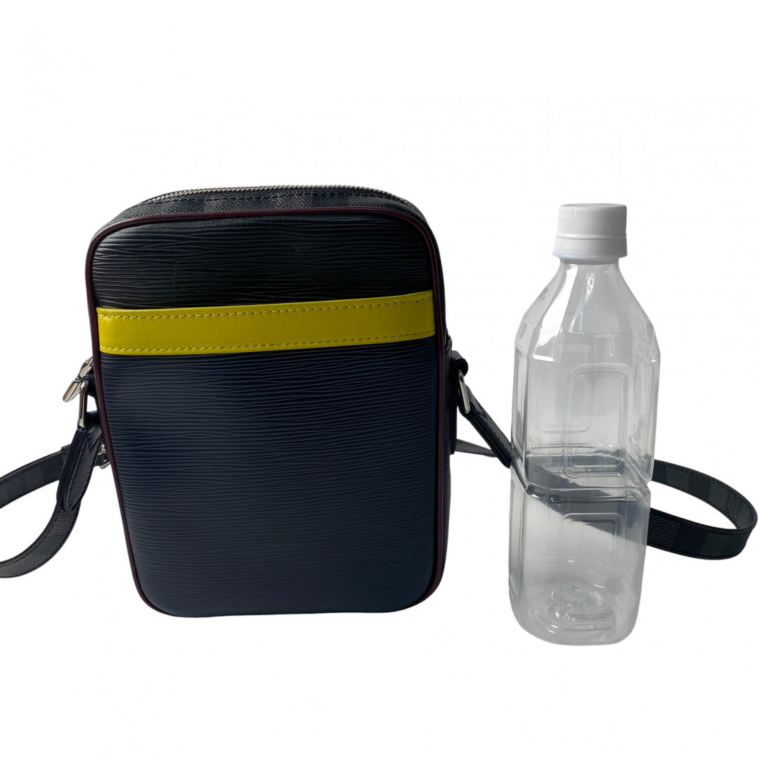 美品 ルイ ヴィトン LOUIS VUITTON メンズ エピ ダミエ ダヌーブ ショルダーバッグ ポシェット M55100 FO2109 斜めがけ クロスボディ