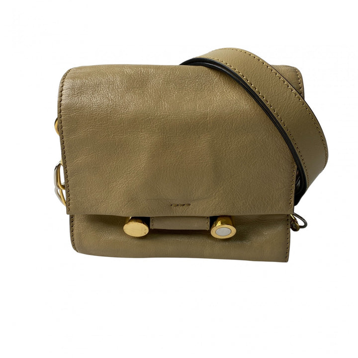 マルニ MARNI レディース トランク レザー チェーン ショルダーバッグ 斜めがけ クロスボディ