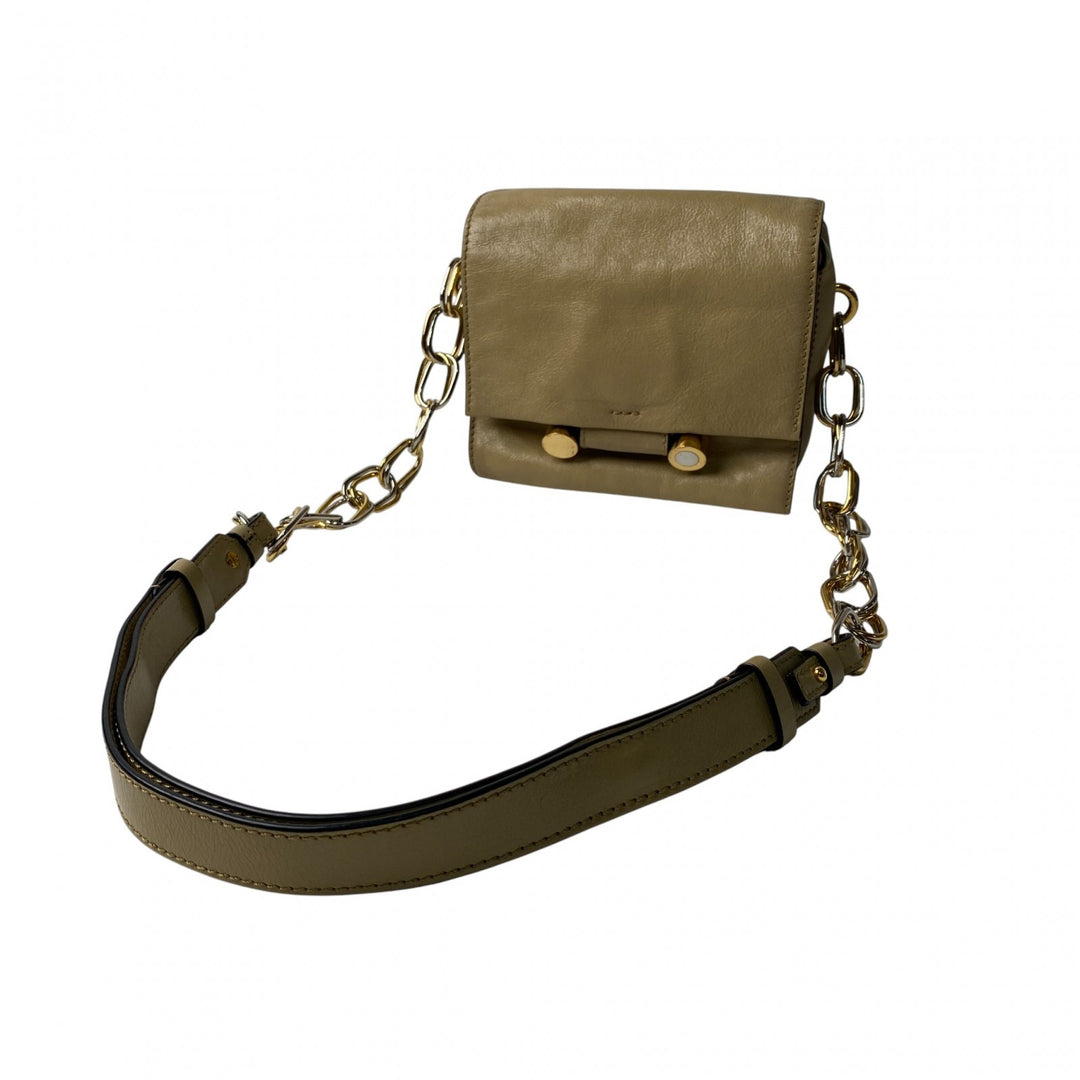 マルニ MARNI レディース トランク レザー チェーン ショルダーバッグ 斜めがけ クロスボディ