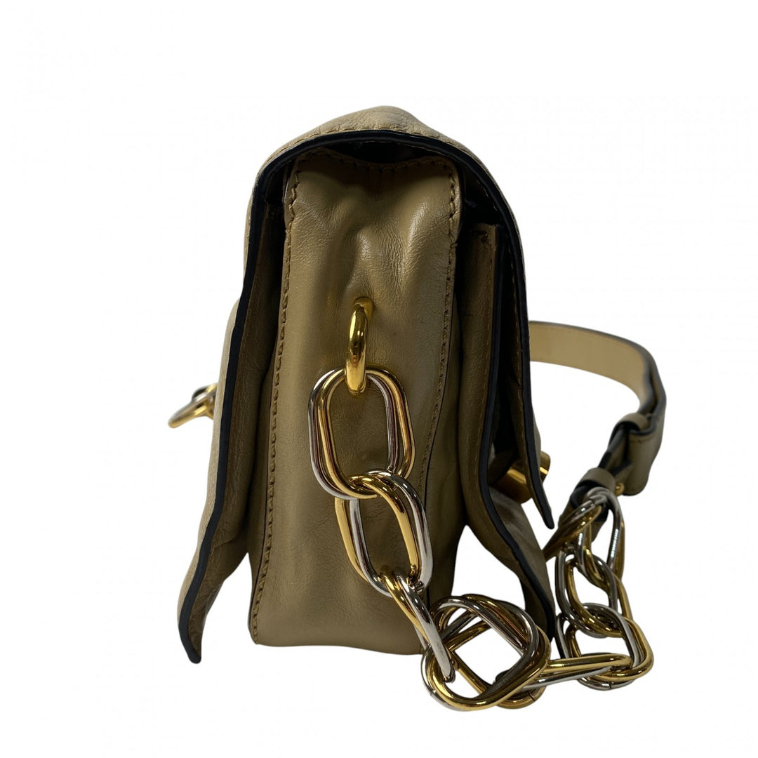 マルニ MARNI レディース トランク レザー チェーン ショルダーバッグ 斜めがけ クロスボディ