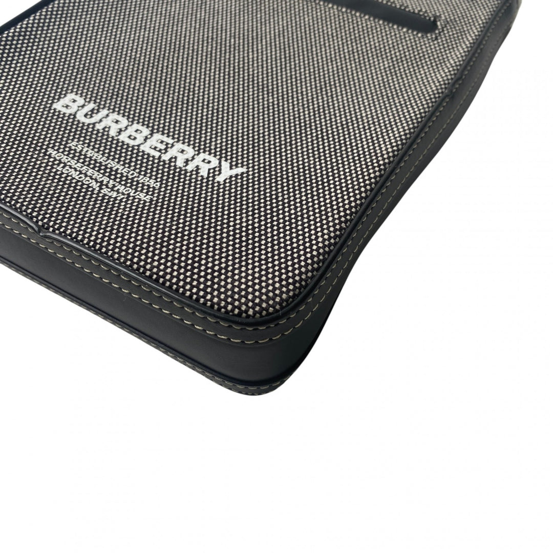 美品 バーバリー Burberry ミニ ショルダーバッグ ポシェット ユニセックス 斜めがけ クロスボディ