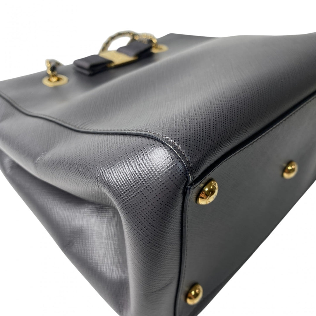 美品 サルヴァトーレフェラガモ Ferragamo レディース 2way ショルダーバッグ トートバッグ 斜めがけ クロスボディ