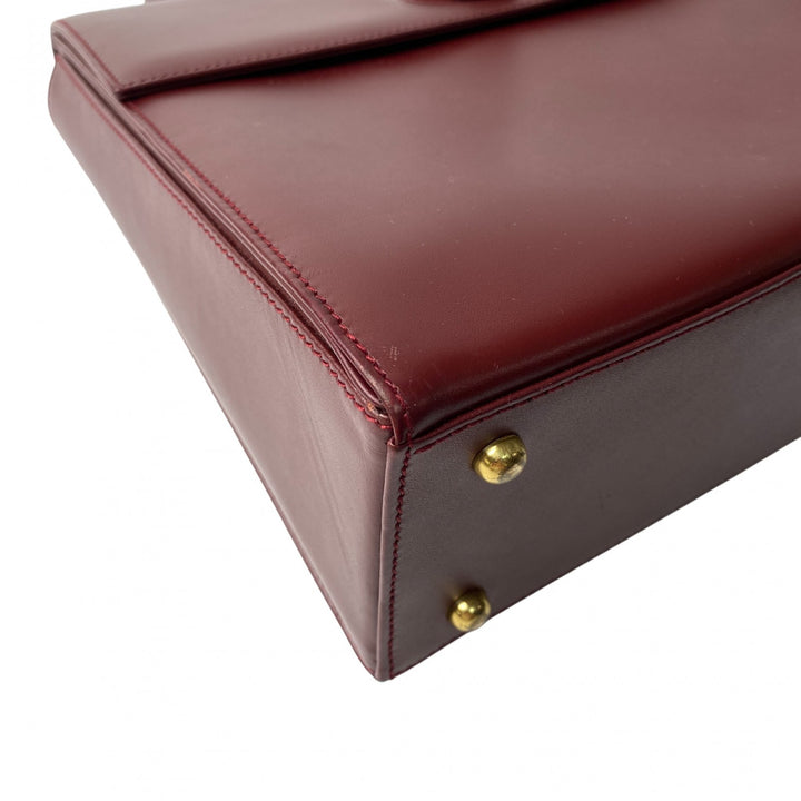 美品 カルティエ Cartier レディース ハンドバッグ ターンロック マストライン